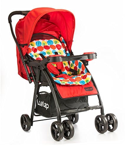 Luvlap Joy Baby Stroller Red