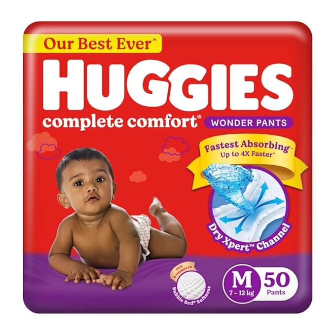 Huggies Wonder Baby Diaper Pants Medium M Size | Mumpa