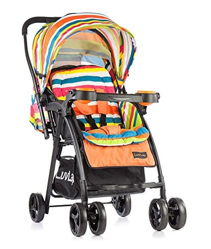 Luvlap Joy Baby Orange Stroller | Mumpa