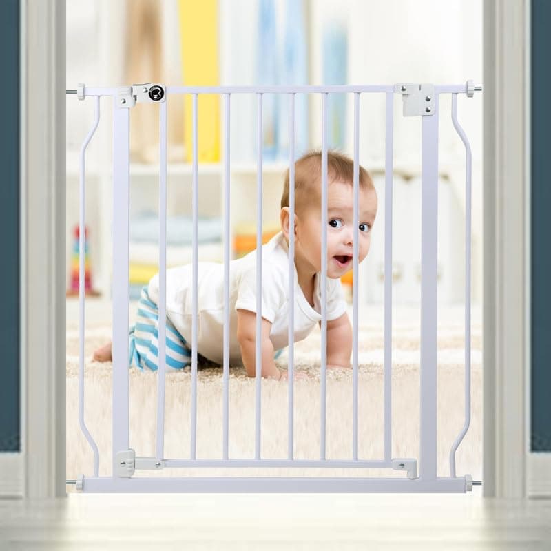Babykins Safety Gate for Home & Dogs – 75–85cm Adjustable