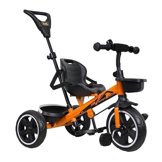 Luusa RX-500 BabyTrike with Parental Control – Orange