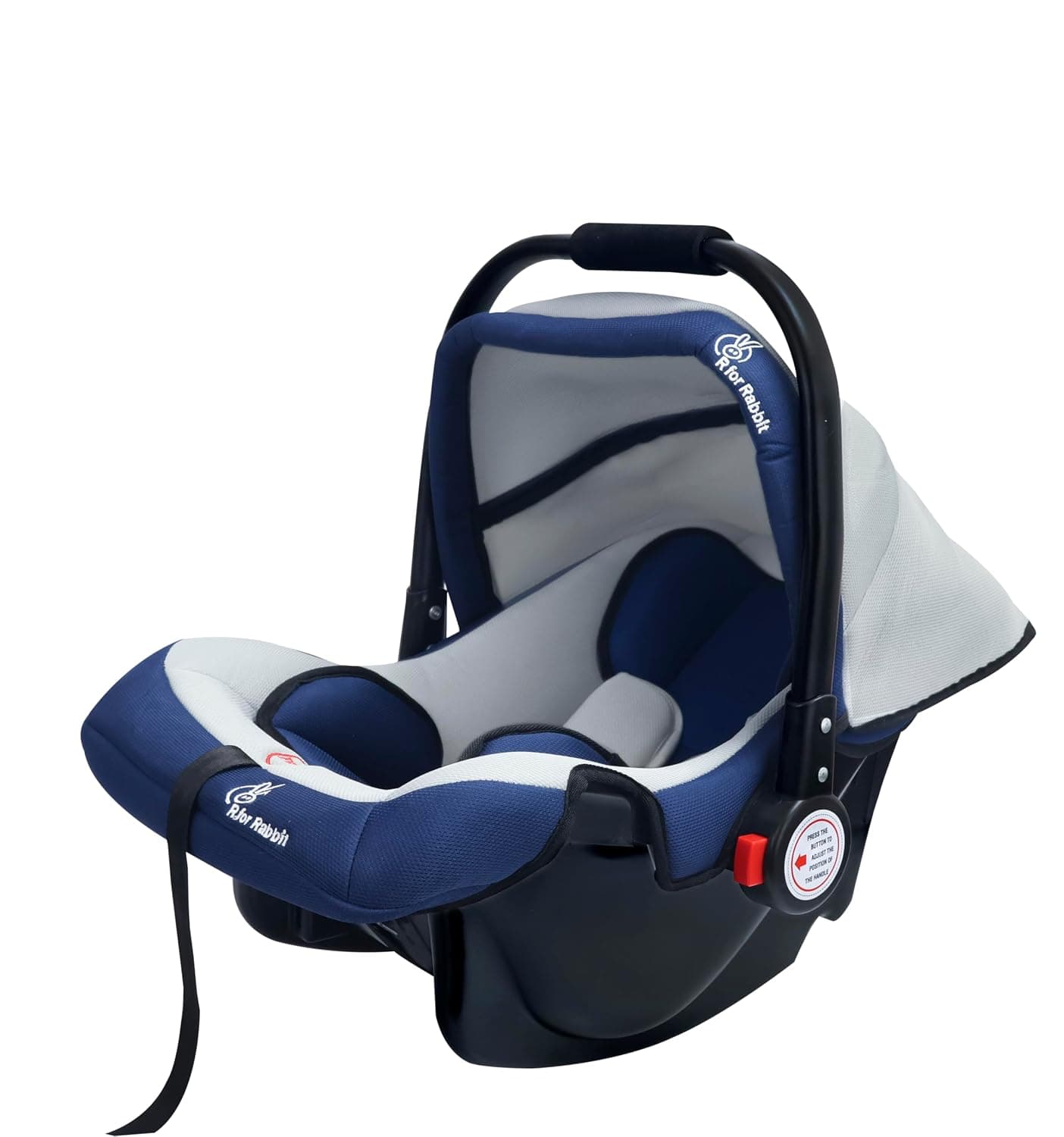 R for Rabbit Cozy Carry Cot – 3 in 1 Baby Rocker, Seat & Carry Cot with Safety Harness