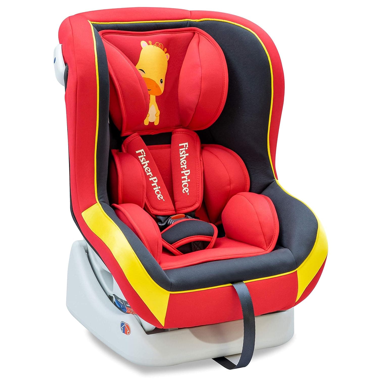 Fisher-Price Convertible Baby Car Seat (Red) - Rear & Forward Facing, 0-18 Kg