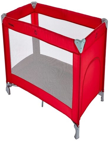 Amazon Brand Solimo baby Crib Cot Red