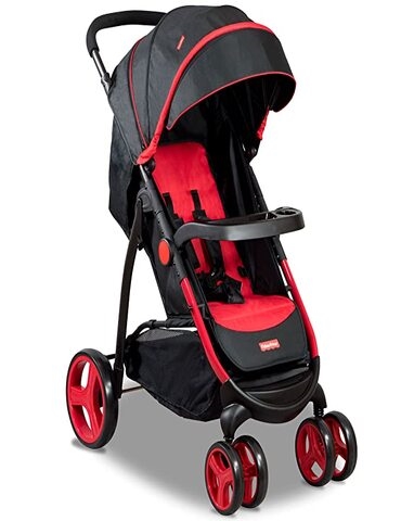 Fisher-Price Explorer Steel Stroller Cum Pram for Baby