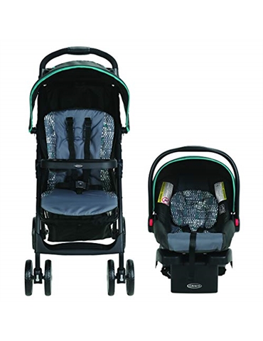 graco literider lx baby stroller  car seat travel system  lightweight pram  snugride 30 baby car seat  rille