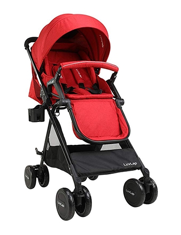 LuvLap Baby New Sports Stroller Red
