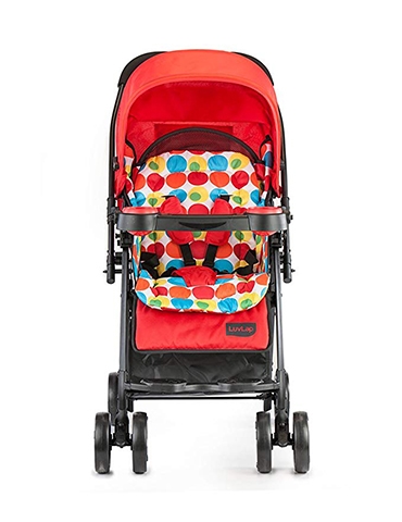 Luvlap Joy Baby Stroller Red