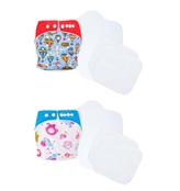 AmBaby New Born Washable and Reusable Hosiery Cotton Cloth Diapers Nappies Langot 0 to 6 Months Soli