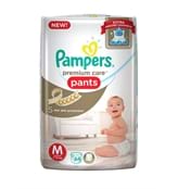 Pampers Premium Care Medium Size Diapers Pants (64 Count)