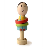 Shumee Wooden Baby Rattle Toy