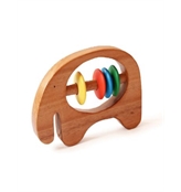 Shumee Wooden Eco Friendly Elephant Rattle Toy