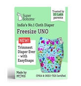 SuperBottoms Freesize UNO Washable and Reusable UNO Cloth Diaper plus 1 Organic Cotton Magic Dry Fee