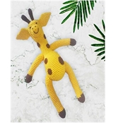 WONDRBOX Crochet Giraffe Soft Toy for Babies 100 persantage Cotton BPA Free and Non Toxic Handmade b
