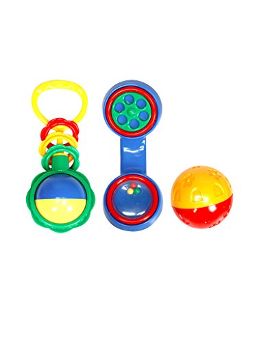 Mee Mee BPA Free Baby Rattles Set Baby Rattle Gift Set Made of Food Grade Plastic