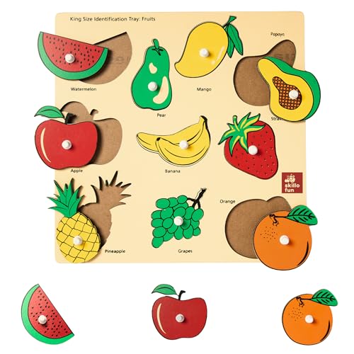 Skillofun Wooden King Size Identification Tray