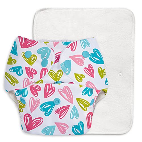 BASIC Cloth Diaper For Baby Washable and Reusable Cotton Cloth Diaper 0 3 Years Freesize Adjustable