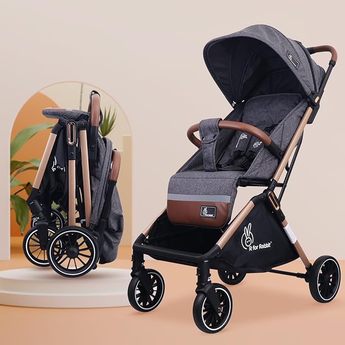 R for Rabbit Street Smart Auto Fold Baby Stroller